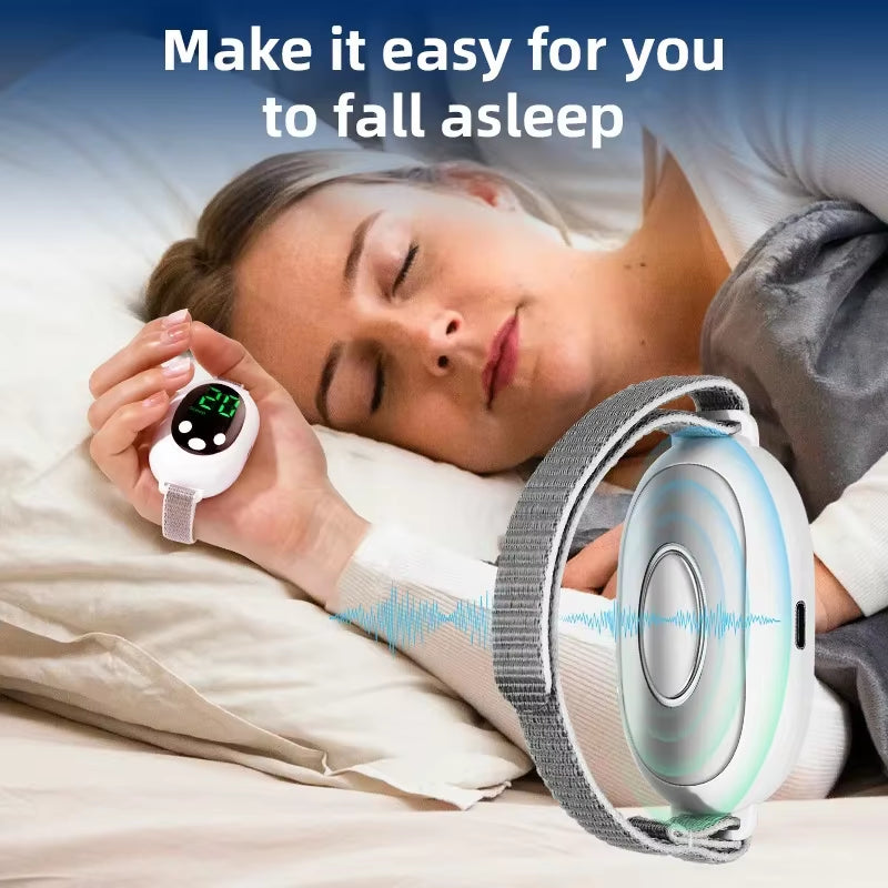 Portable Wearable White Noise Sleep Aid Device Smart Sleep Tracker Health Beauty Snooze Machine Easy Carry Smart Sleep Device